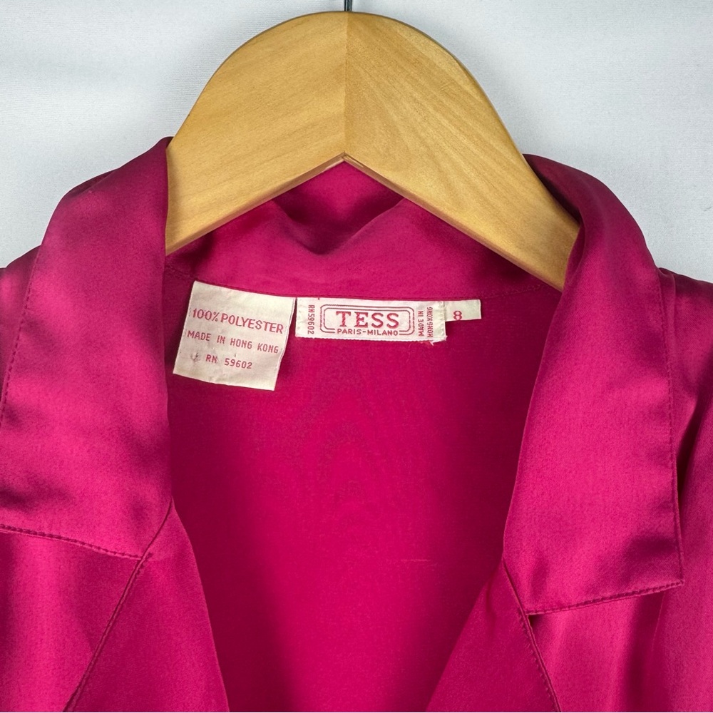 TESS Paris Milano Fuchsia Blouse - Picture 2 of 4